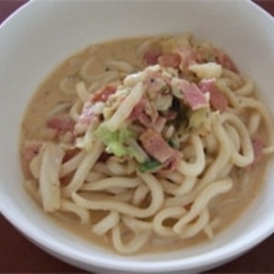 カルボナーラうどん